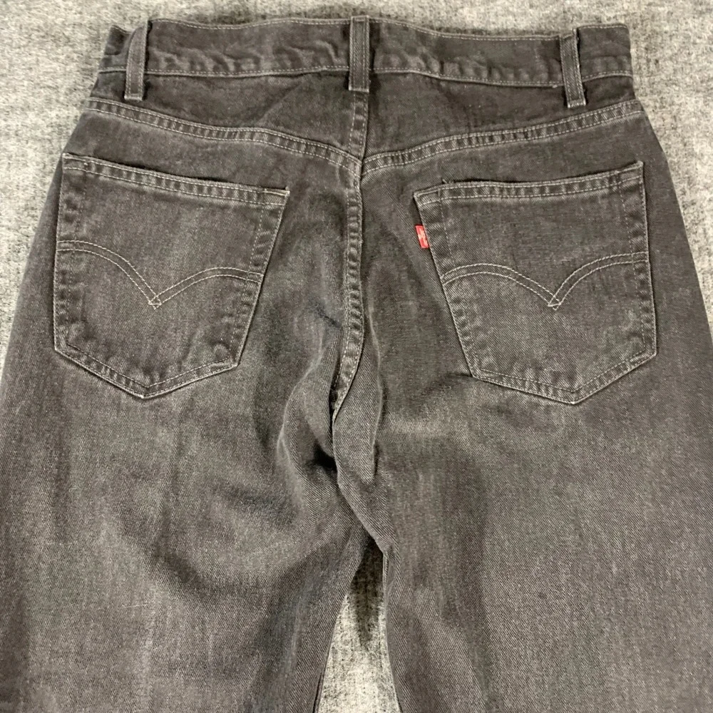 VTG Levis 505 Jeans Mens 34 Fits 32x32 Black Regular Straight Leg Fit Denim Y2K